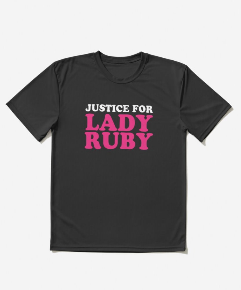 Justice for lady ruby t shirt 1