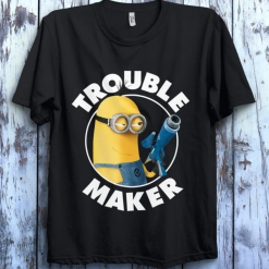 Minion Trouble Maker Minion Banana The Rise of Gru Shirt Unisex Gift T-Shirt