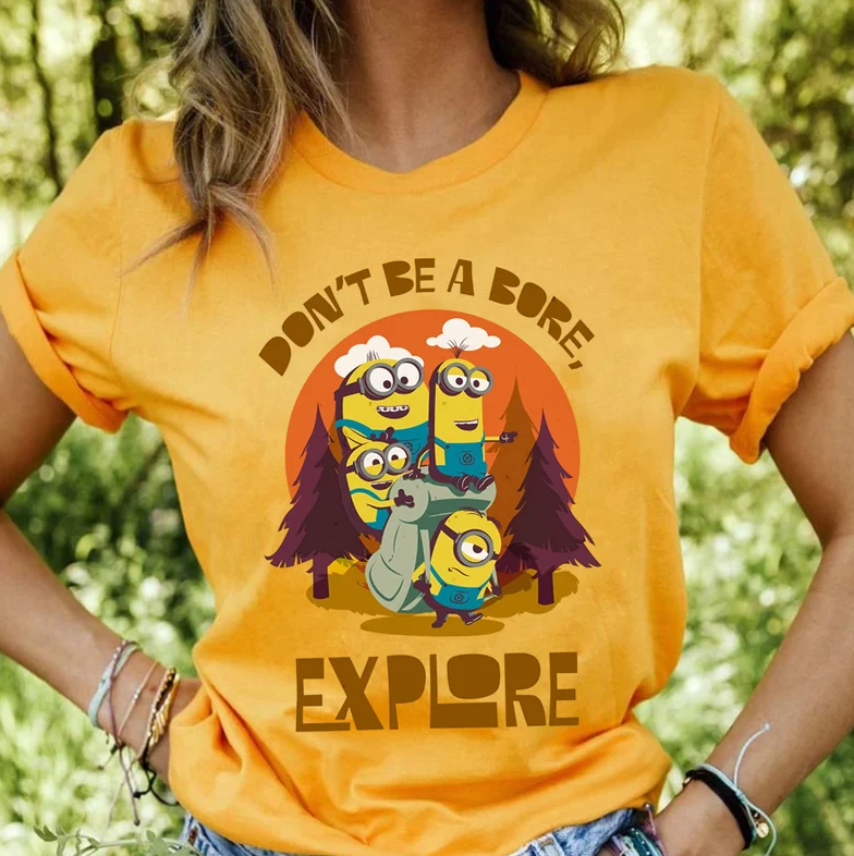 Minions Dont be a bore Explore T Shirt Minions Shirt 1