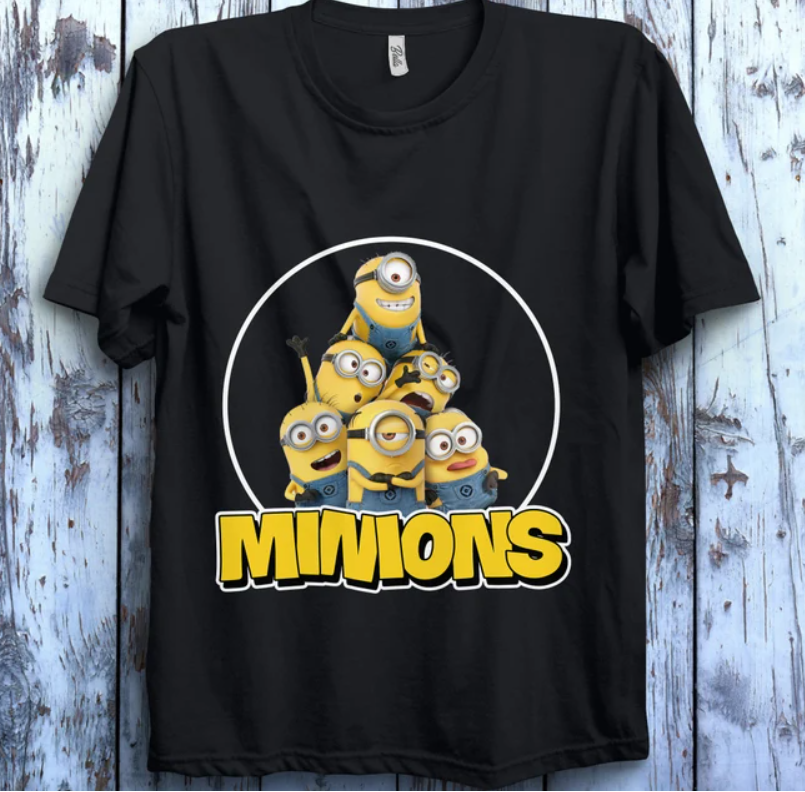 Minions Group Cute Face Minion Shirt Banana Funny Emotions The Rise of Gru  Unisex T-Shirt