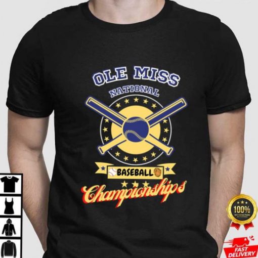 Ole Miss National Championships Funny Baseball Shirt