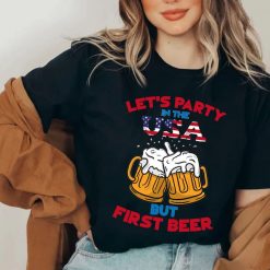 Party in the USA Patriotic Independence Day Unisex T Shirt 1
