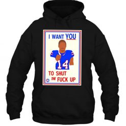 Stefon Diggs #14 I Want You To Shut The Fuck Up T Shirt