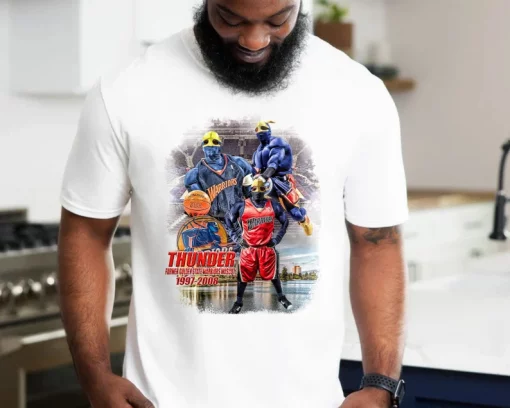 Thunder Former GSW Mascot 1997-2008 Shirt, Thunder GSW Shirt