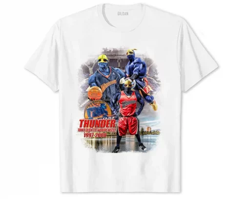 Thunder Former GSW Mascot 1997-2008 Shirt, Thunder GSW Shirt