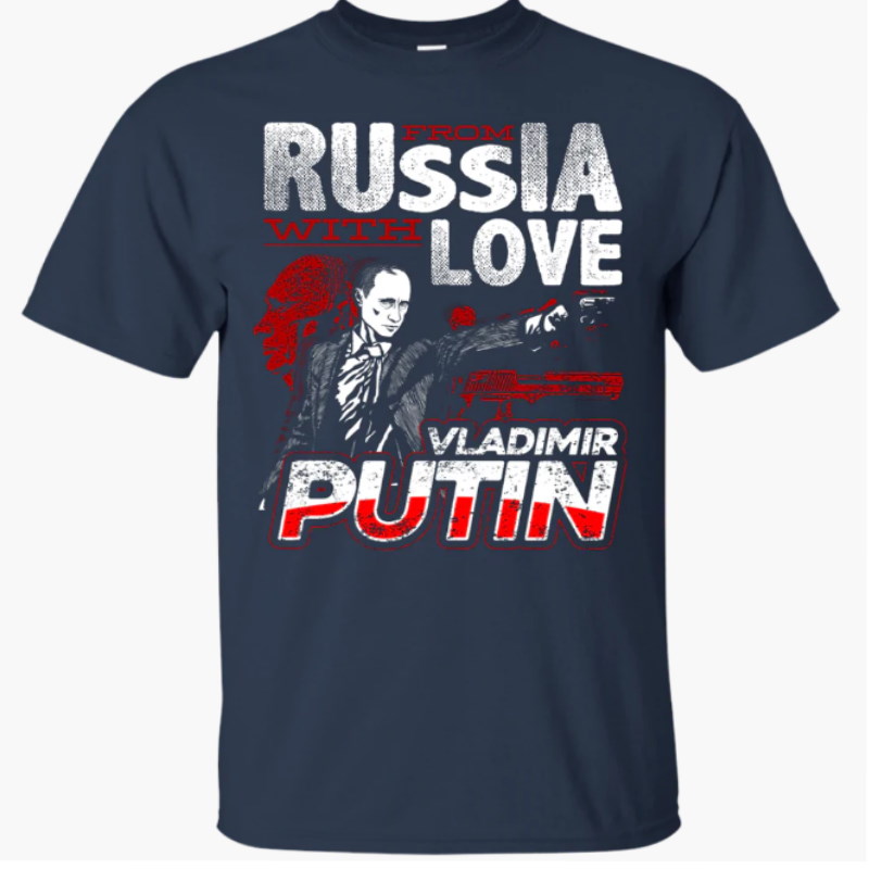 Vladimir Putin from Russia T Shirt 1
