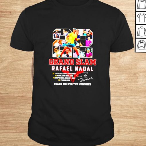 Grand Slam Rafael Nadal thank you for the memories T Shirt