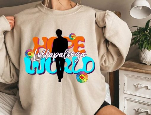 Hope World BTS J Hobi Lollapalooza T Shirt