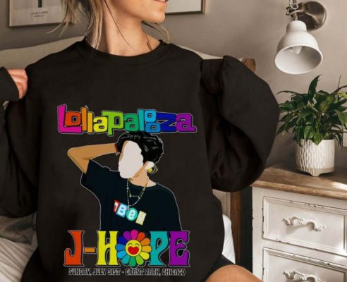 j hope lollapalooza bts j hope crewneck t shirt 1