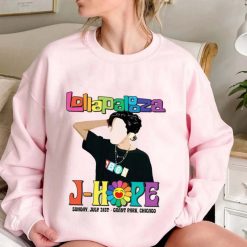 j hope lollapalooza bts j hope crewneck t shirt 2