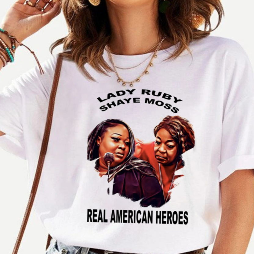 lady ruby and shaye real american t shirt lady ruby t shirt
