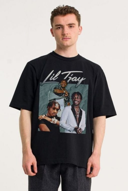 Lil Tjay Shirt Lil Tjay 90s Vintage x Bootleg Style Rap T Shirt