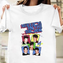 new on the block art nkotb the mixtape tour 80s 90s pop rock band t shirt 2