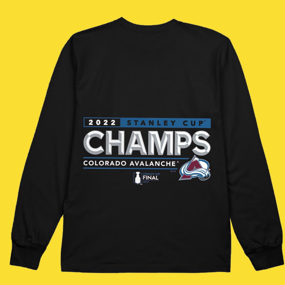 Colorado Avalanche 2022 Stanley Cup Finals Champions Hockey black t-shirt