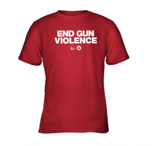 NBA End Gun Violence T-shirt Warriors TShirt NBA Final 2022 Warriors Celtics Players Wear End Gun Violence Shirt