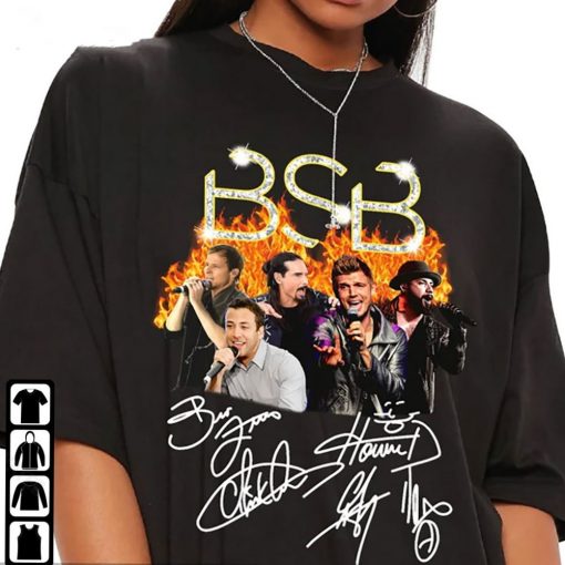 Bsb Backstreet Boys Tshirt Signatures Dna World Tour