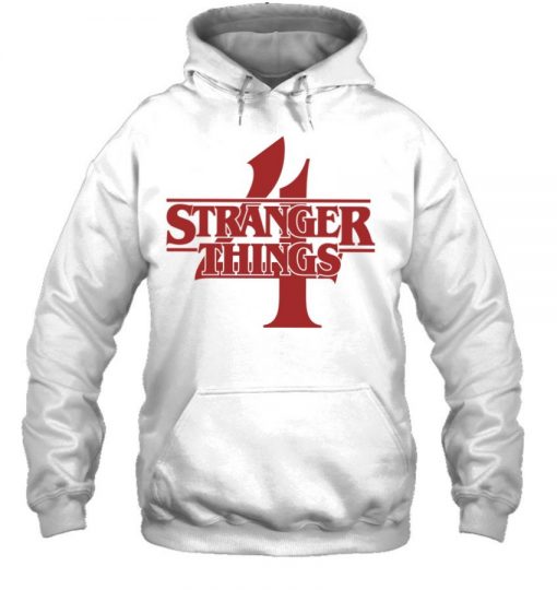 Stranger Things 4 Logo Pullover T Shirt