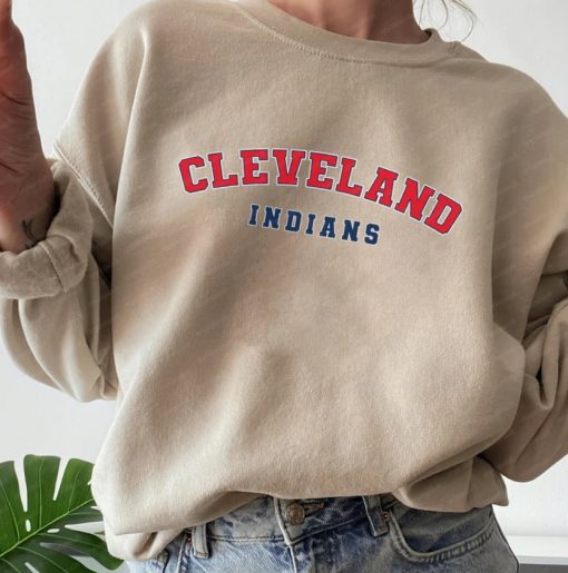 Cleveland Indians Crewneck, Baseball Team, Cleveland Indians T-shirt