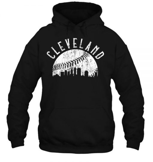 Vintage Cleveland Ohio Skyline Apparel T Shirt