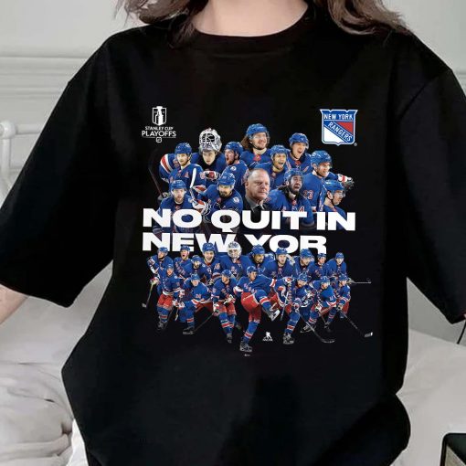 NY Rangers New York No Quit Unisex T Shirt