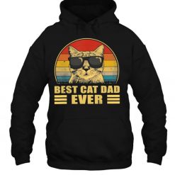 Best Cat Dad Ever Bump Fit Father’s Day Gift T Shirt