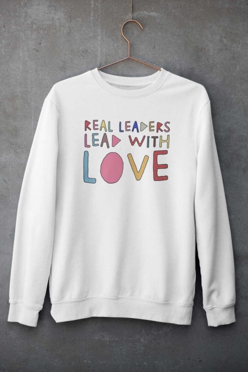 Real Leaders Lead With Love Kamala Harris Shirt