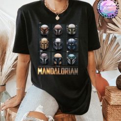 Star Wars The Mandalorian Helmet Box Up T Shirt