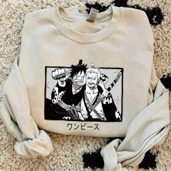 Luffy And Zoro Anime One Piece Shirt