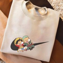 One Piece Luffy And Zoro Nike Shirt Sweatshirt Hoodie