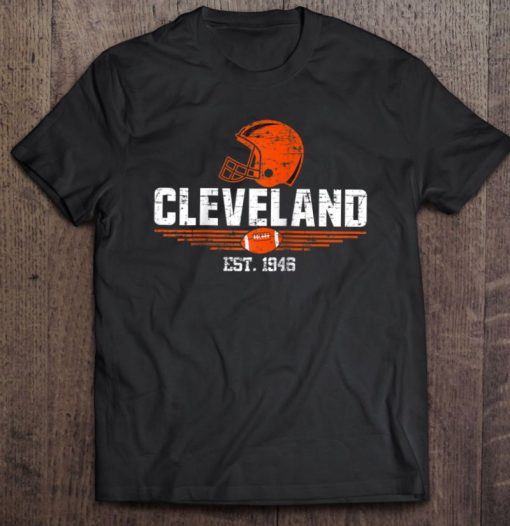 Cleveland Football Gift Raglan Baseball T Shirt