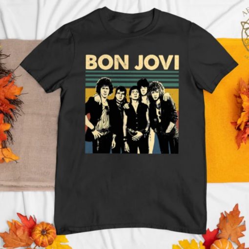 Bon Jovi Retro Vintage T Shirt, Bon Jovi Vintage Shirt Idea