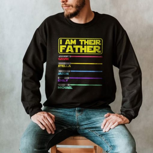 I Am Their Father Personalized Shirt, Fathers Day, Star Wars Father Shirt