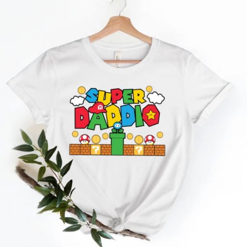 Super Daddio Game Shirt, New Dad Shirt, Father’s Day Shirt, Best Dad shirt, Gamer Daddy Shirt
