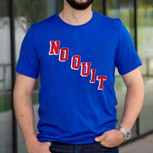 New York Rangers 2022 No Quit NY T-Shirt