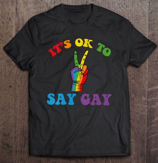 It’s Ok To Say Gay – Florida It’s Ok To Say Gay Lgbt Pride T Shirt