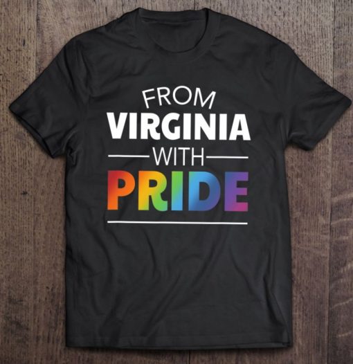 Lgbt Virginia Gay Pride Rainbow Gift T Shirt