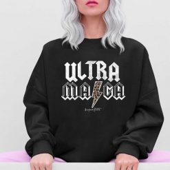 Ultra Maga Donald Trump Acdc Style Unisex Sweatshirt