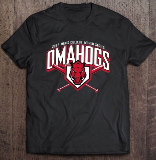 Omahogs Arkansas Razorbacks Mens College World Series 2022 Baseball T Shirt