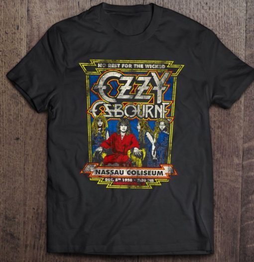 Ozzy Osbourne Shirt– No Rest For The Wicked Poster T Shirt