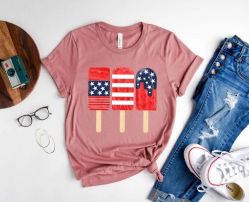 Popsicle Shirt, 4th of July TShirt, American Family Shirt