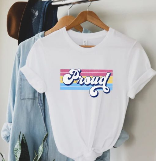 Pan Pride Shirt, Pansexual Flag T-Shirt, LGBTQIA+ Tee, Pride Month Gift, Unisex Pride Rainbow T-Shirt