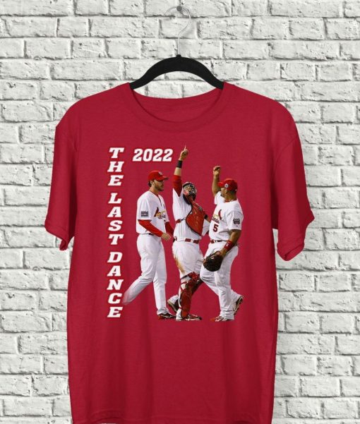 Yadi Waino Pujols One Last Run 2022 St. Louis Cardinals Baseball T Shirt