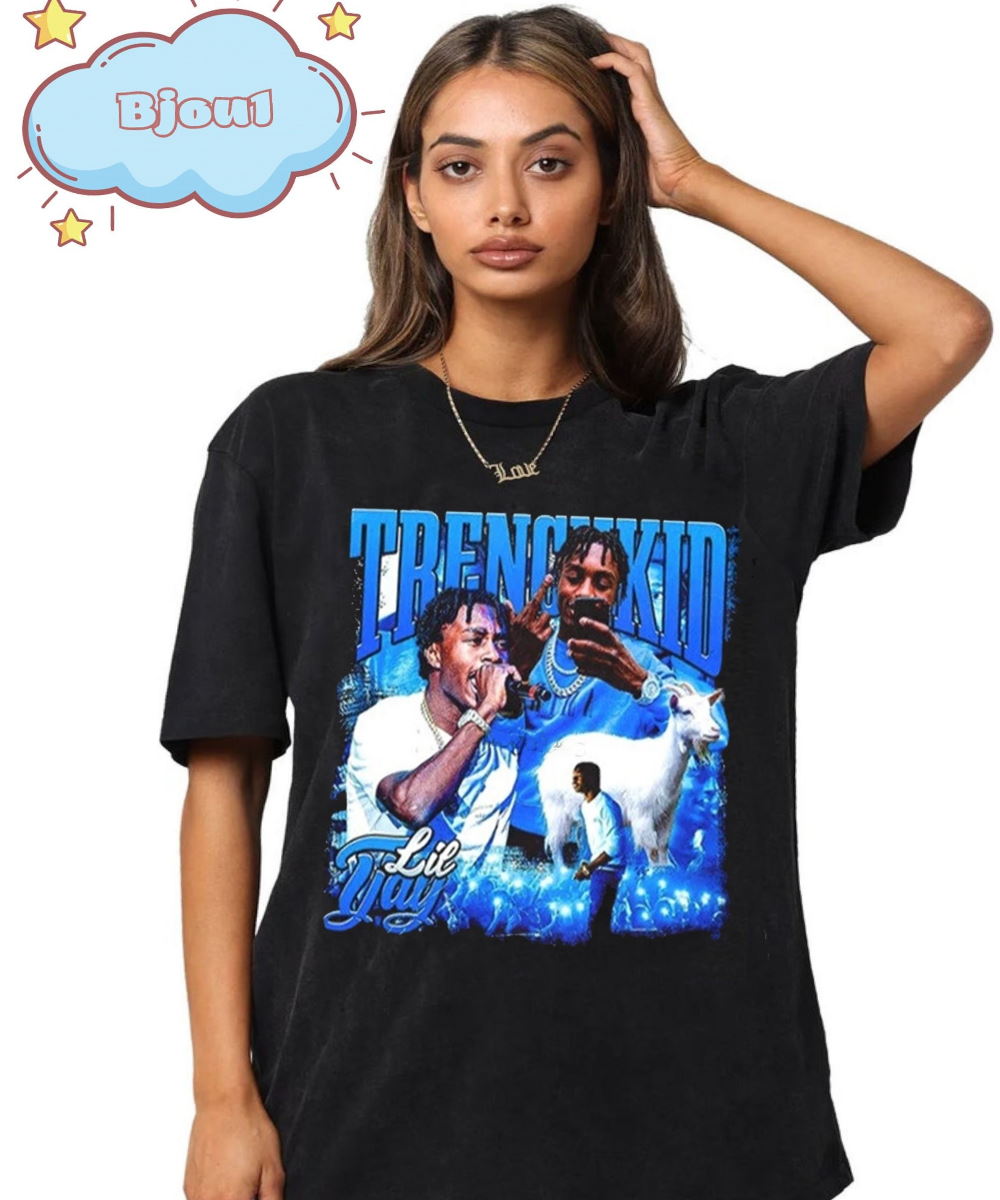 Vintage Lil Tjay 90s Style Rap Shirt