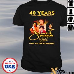 40 years 1982 2022 Janet Jackson T Shirt 3