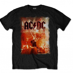 ACDC Angus Young Fistpump Live Official T-Shirt
