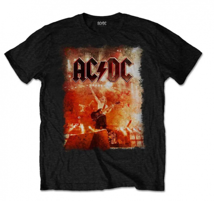 ACDC Angus Young Fistpump Live Official T-Shirt