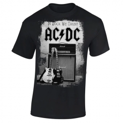 ACDC Angus Young Marshall Gibson Brian Johnson Official T-Shirt