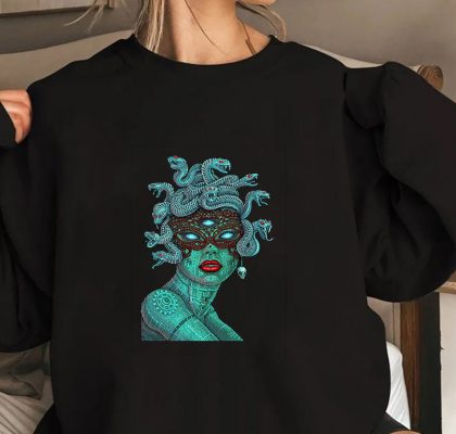 Alien Medusa Emek Artman Pullover Hoodie 2