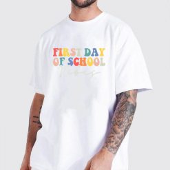 Back To School Vibes Happy First Day of School for Teachers T Shirt 3
