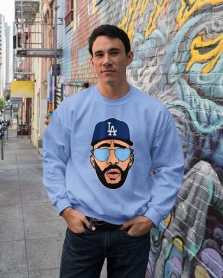 Bad Bunny Dodgers Shirts Los Angeles Dodgers